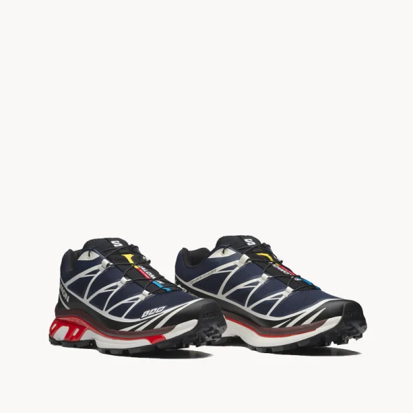 SALOMON XT-6 - Maritime Blue Black Fiery Red