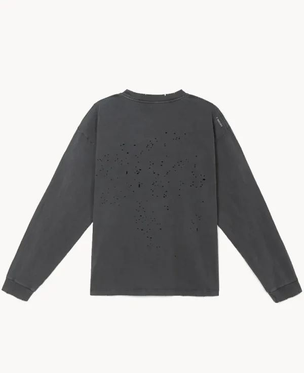 SATISFY MothTech™ Long Tee – Aged Black SAB