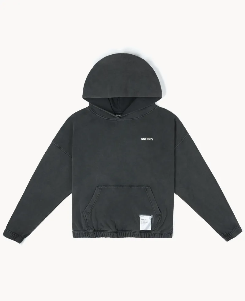 SATISFY SoftCell™ Hoodie – Aged Black SAB SATISFY SoftCell™ Hoodie – Aged Black SAB