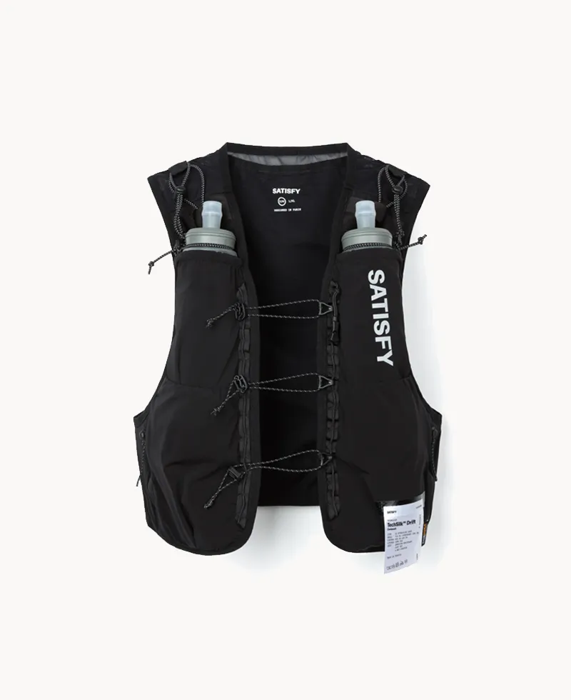 SATISFY TechSilk™ Drift Cordura 5L Hydration Vest – Black SATISFY TechSilk™ Drift Cordura 5L Hydration Vest – Black