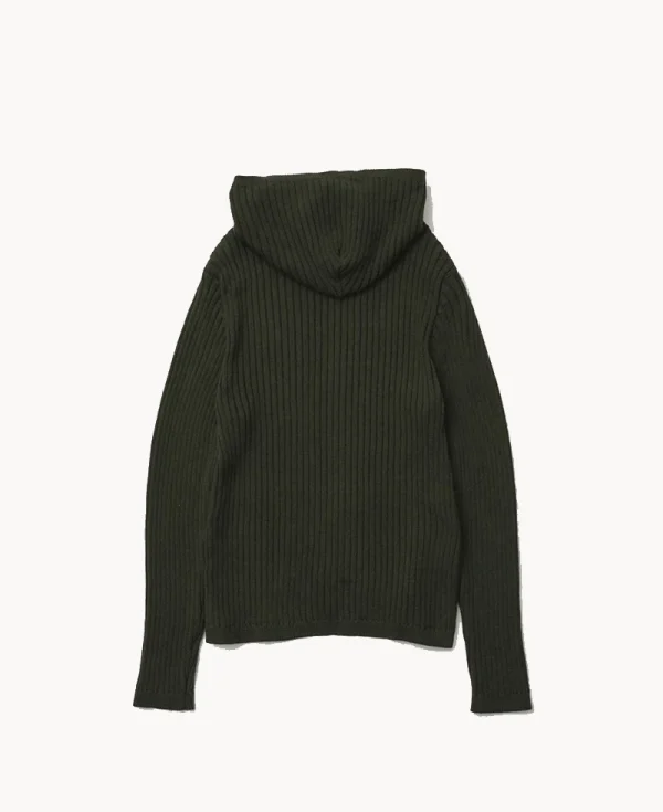 SILAS Knit Hoodie – Khaki