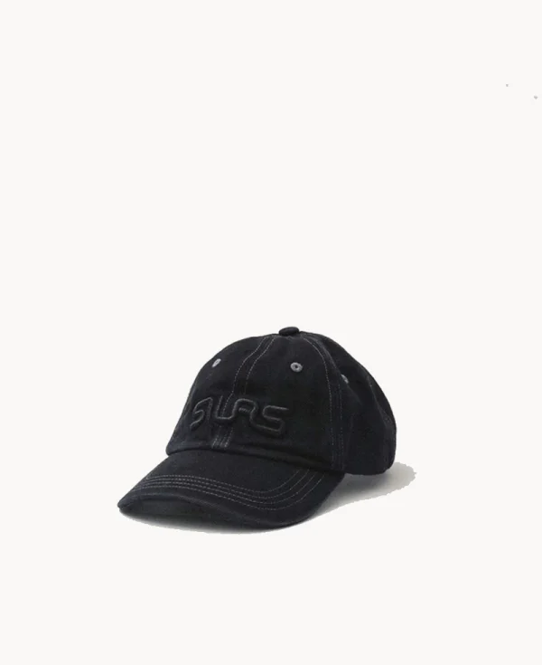 SILAS Silas Logo Cap – Washed Black