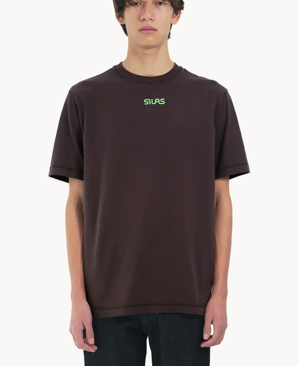 SILAS Silas Logo Tee – Brown