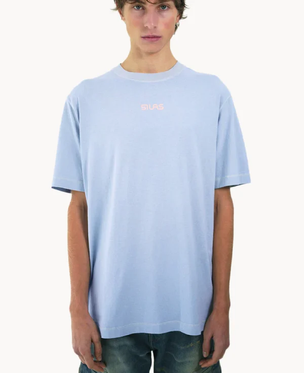 SILAS Silas Logo Tee – Mute Blue