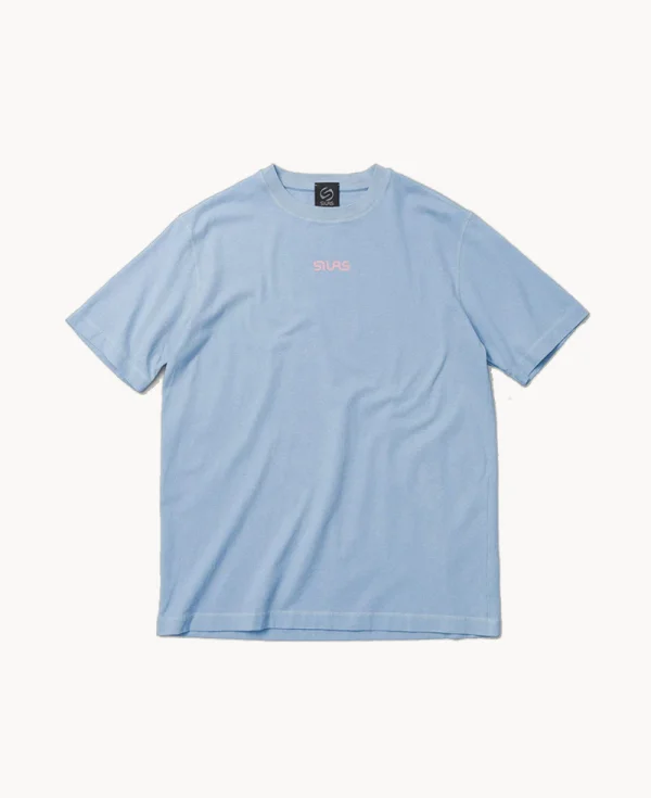 SILAS Silas Logo Tee – Mute Blue
