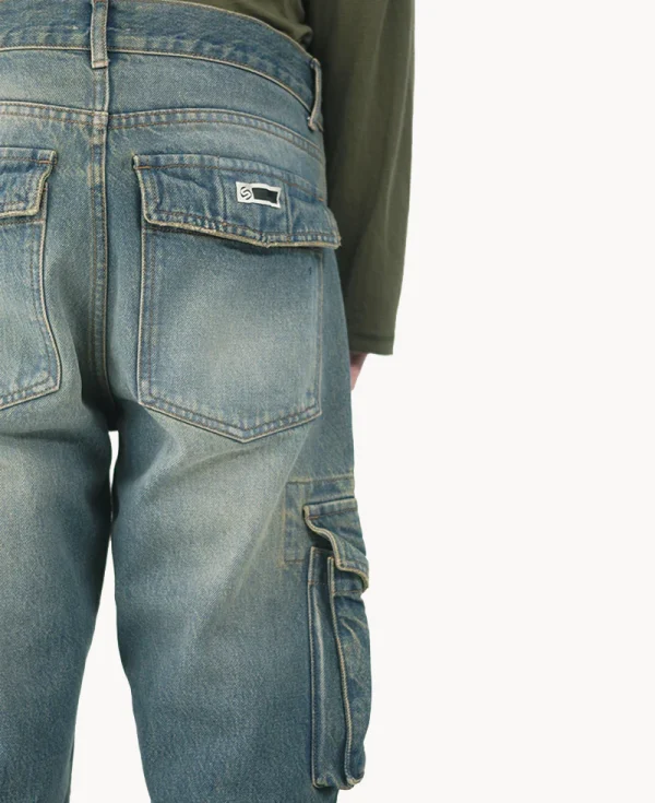 SILAS Vintage Wash Cargo – Blue Fade