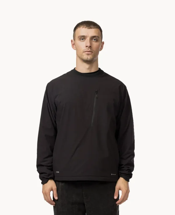 SNOW PEAK Breathable Insulated Pullover – Black