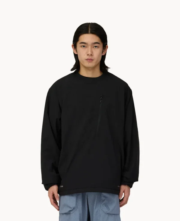 SNOW PEAK Breathable Insulated Pullover – Black