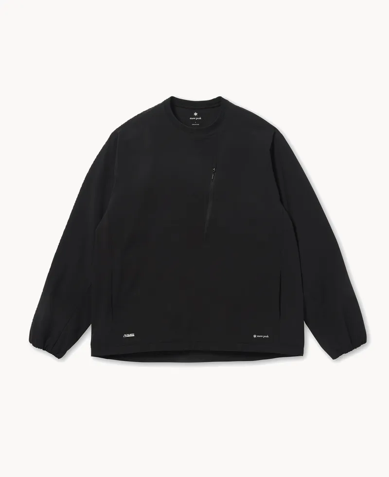 SNOW PEAK Breathable Insulated Pullover – Black SNOW PEAK Breathable Insulated Pullover – Black