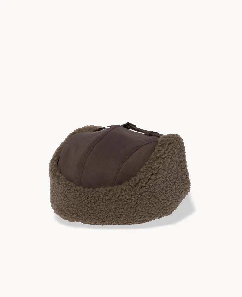 SNOW PEAK FR 2L Flight Cap – Dark Brown SNOW PEAK FR 2L Flight Cap – Dark Brown