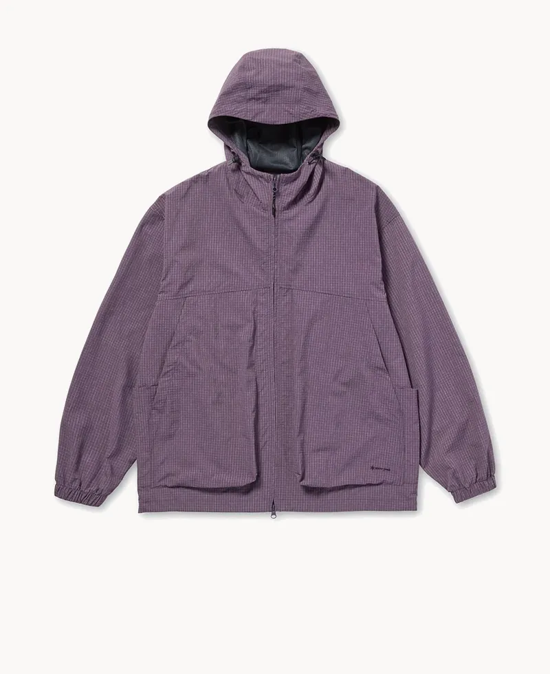 SNOW PEAK Kasuri Ripstop Jacket Dark Purple SNOW PEAK Kasuri Ripstop Jacket Dark Purple