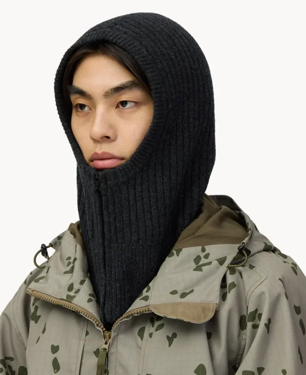 SNOW PEAK Knit Balaclava – Charcoal