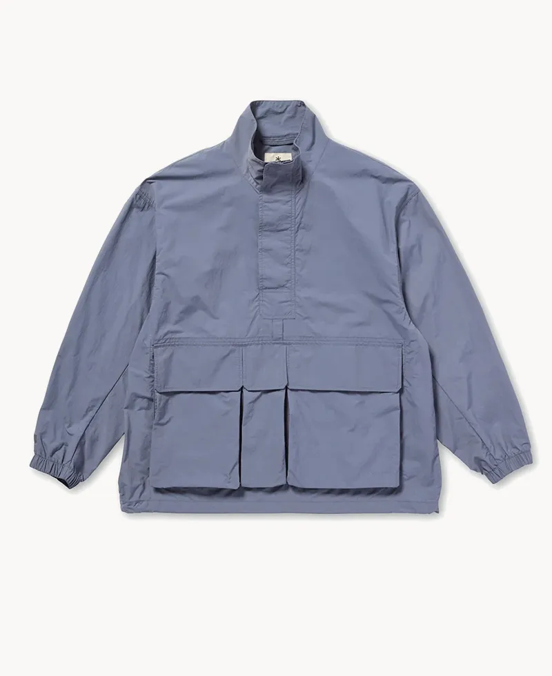 SNOW PEAK Nylon Double Rip Anorak Light Blue SNOW PEAK Nylon Double Rip Anorak Light Blue