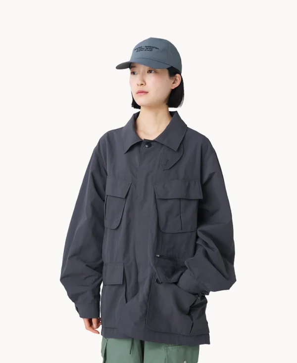SNOW PEAK Nylon Washer Jacket – Charcoal