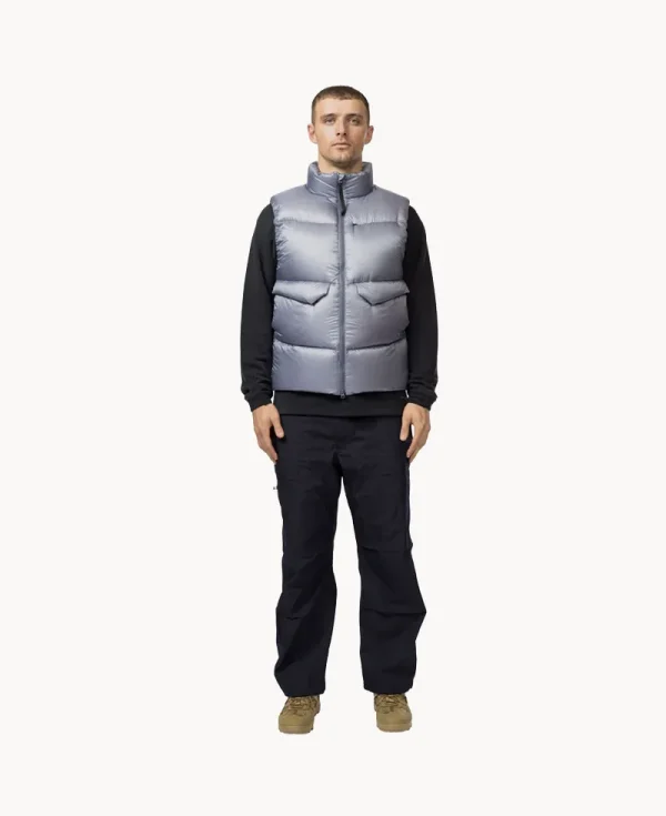 SNOW PEAK Pertex Light Weight Down Vest – Light Blue