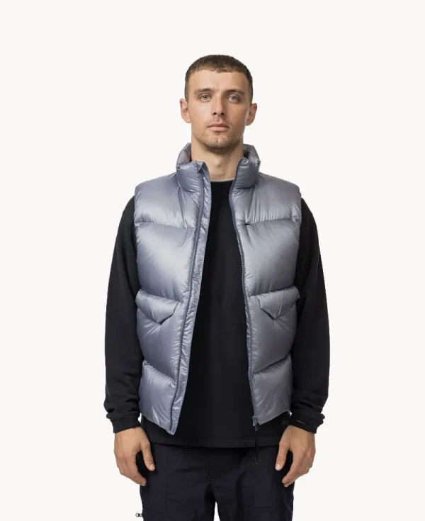SNOW PEAK Pertex Light Weight Down Vest – Light Blue