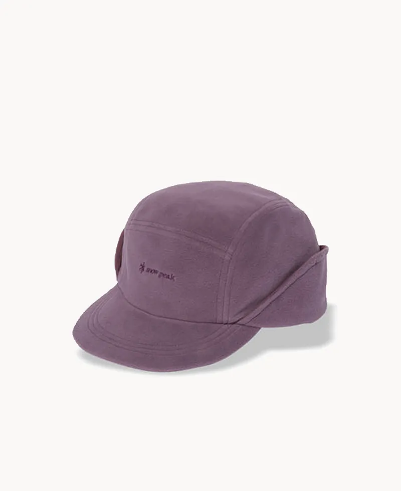 SNOW PEAK Polartec Ear Cuff Cap - Purple SNOW PEAK Polartec Ear Cuff Cap - Purple