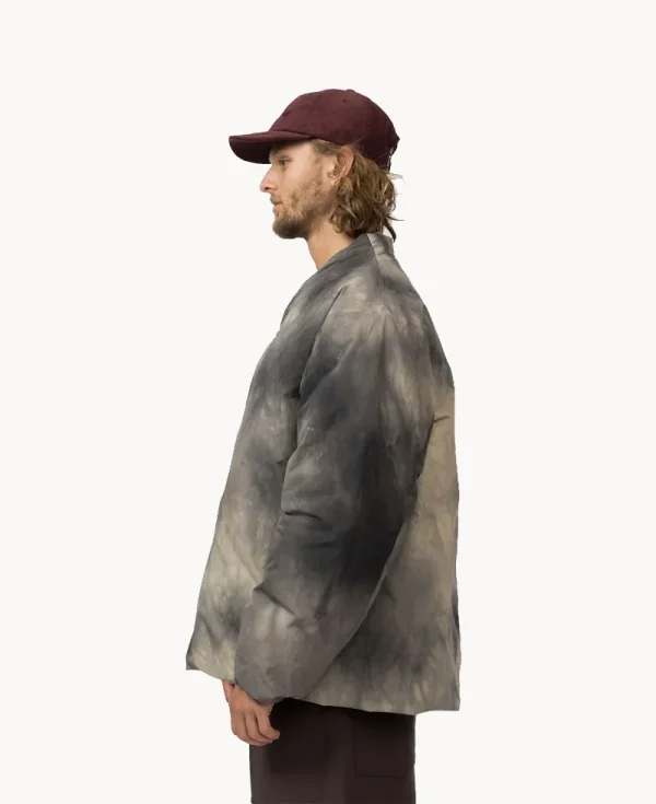 SNOW PEAK Shibori Dyeing Down Jacket - Charcoal