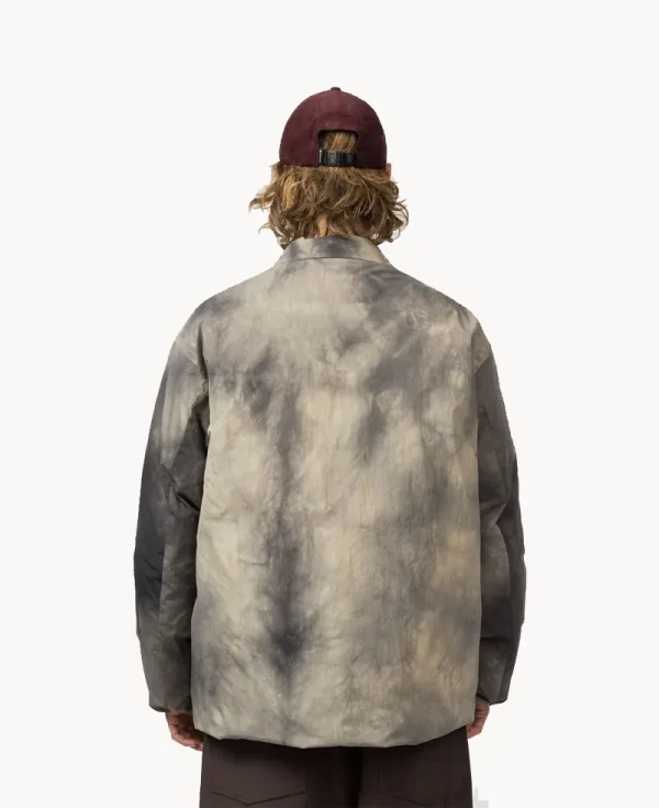 SNOW PEAK Shibori Dyeing Down Jacket - Charcoal
