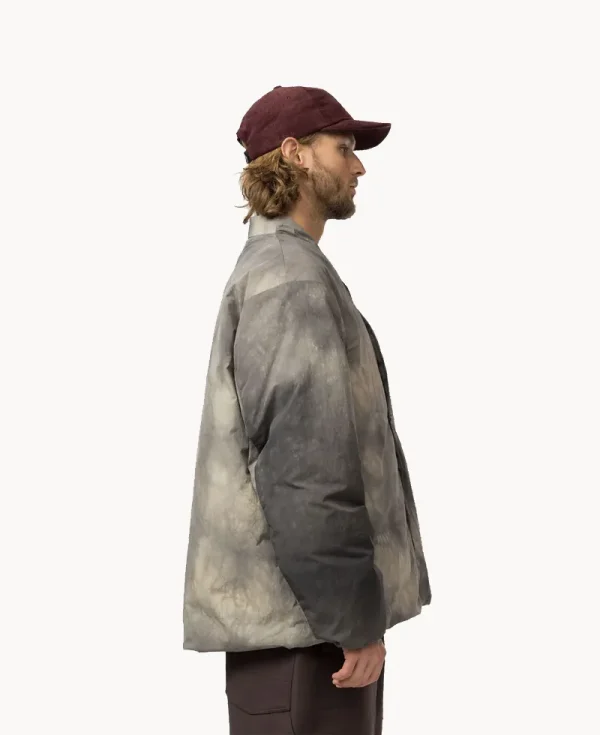 SNOW PEAK Shibori Dyeing Down Jacket - Charcoal