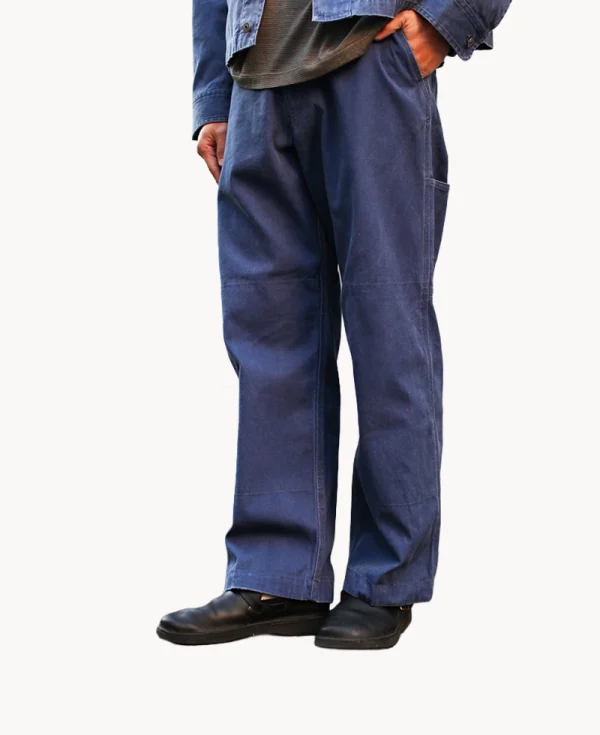 SNOW PEAK Sulfur Dyed Fade Pants – Blue