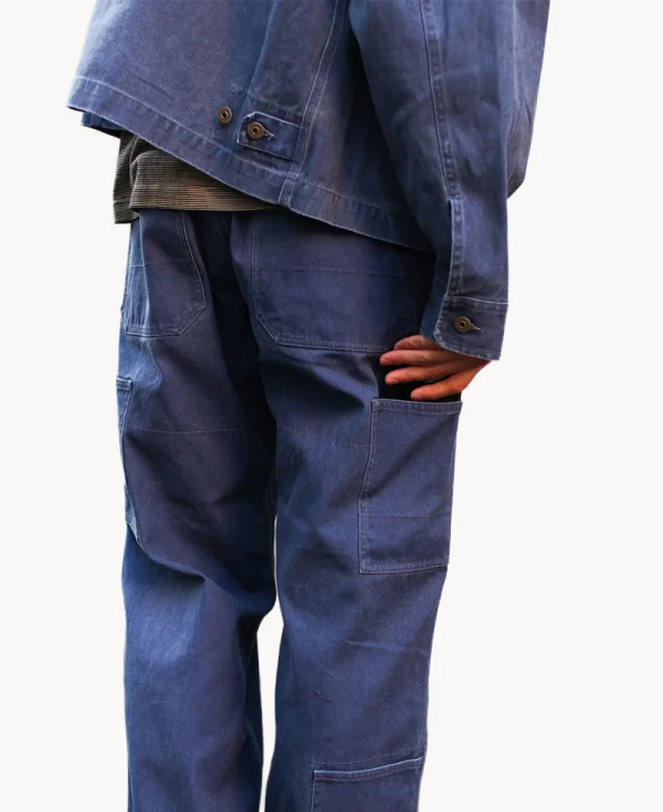 SNOW PEAK Sulfur Dyed Fade Pants – Blue