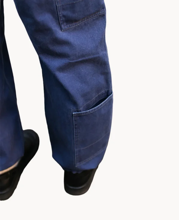 SNOW PEAK Sulfur Dyed Fade Pants – Blue