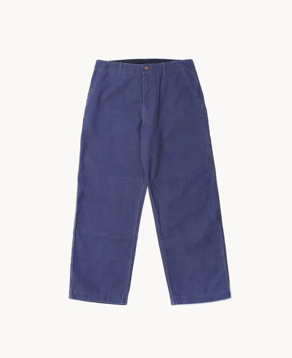 SNOW PEAK Sulfur Dyed Fade Pants – Blue