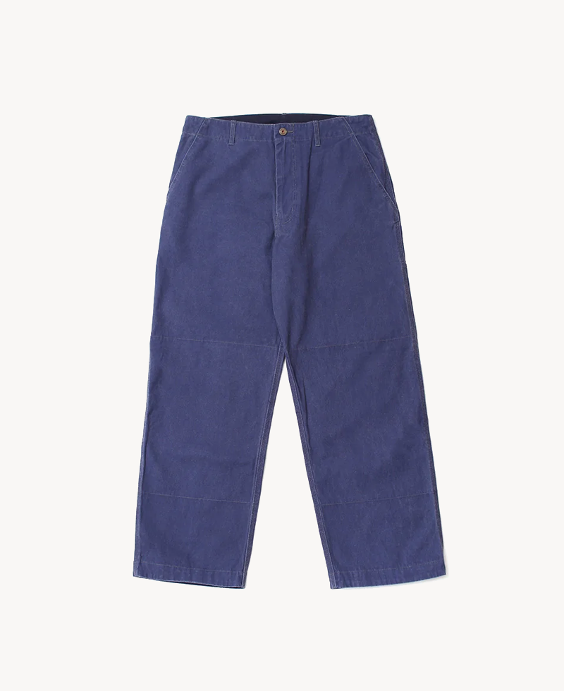 SNOW PEAK Sulfur Dyed Fade Pants – Blue SNOW PEAK Sulfur Dyed Fade Pants – Blue