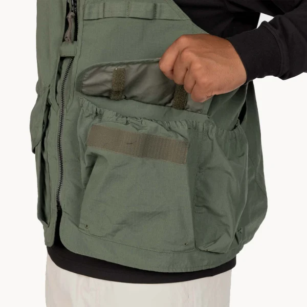 SNOW PEAK Takibi Ripstop Vest - Olive