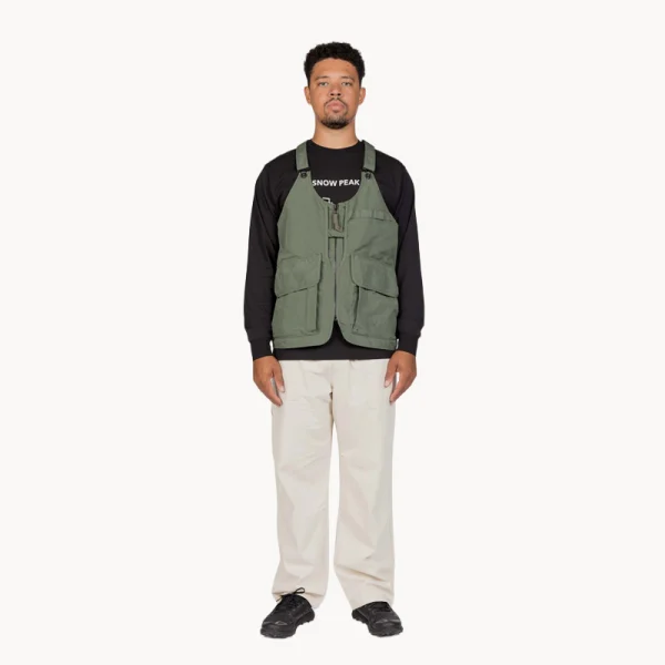 SNOW PEAK Takibi Ripstop Vest - Olive