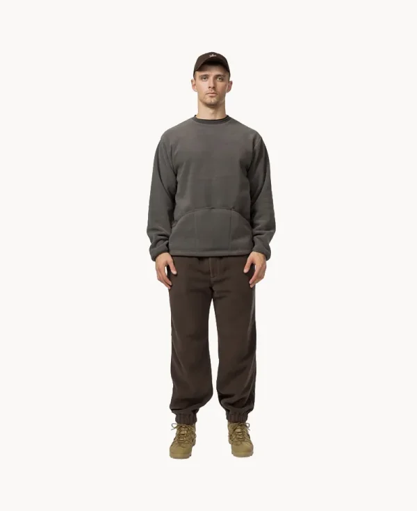 SNOW PEAK WR Fleece Pullover - Dark Brown