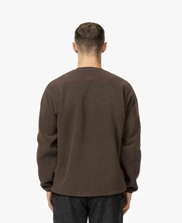 SNOW PEAK WR Fleece Pullover - Dark Brown