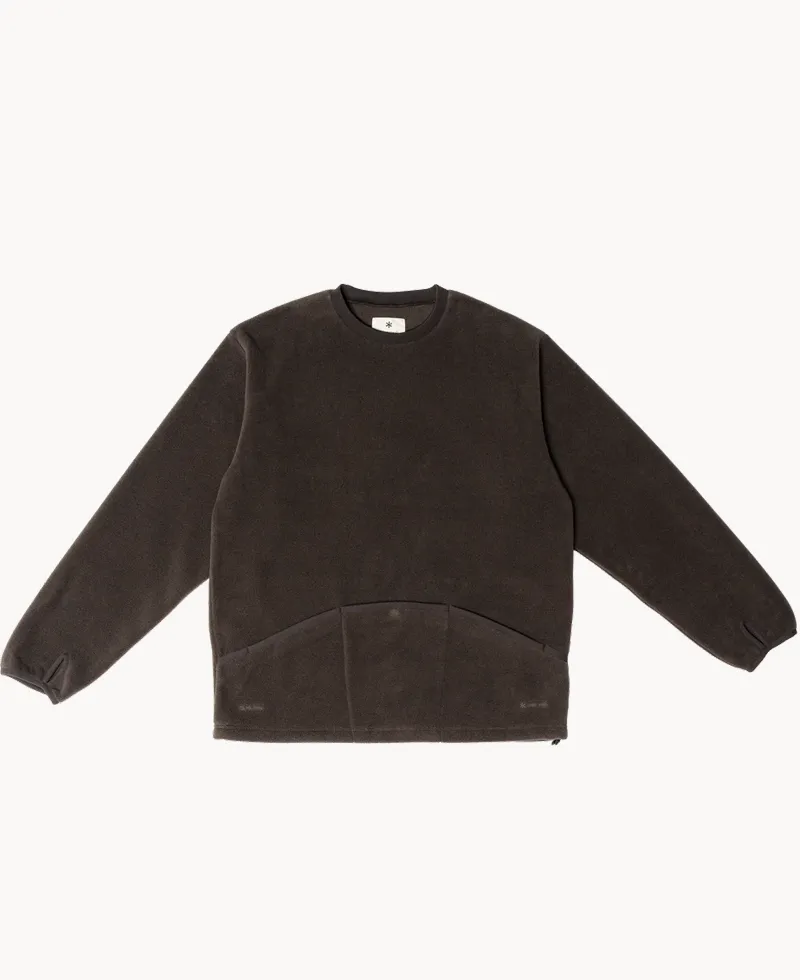 SNOW PEAK WR Fleece Pullover - Dark Brown SNOW PEAK WR Fleece Pullover - Dark Brown
