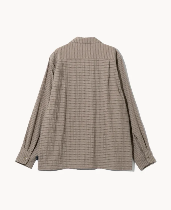 SOUTH2 WEST8 6 Pocket Dobby Shirt – Brown