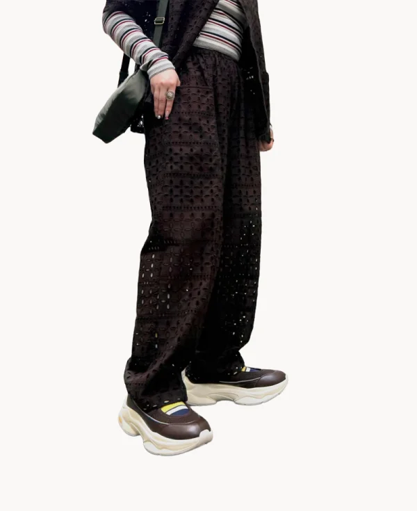 SOUTH2 WEST8 Army String Embroidery Pant – Dark Brown