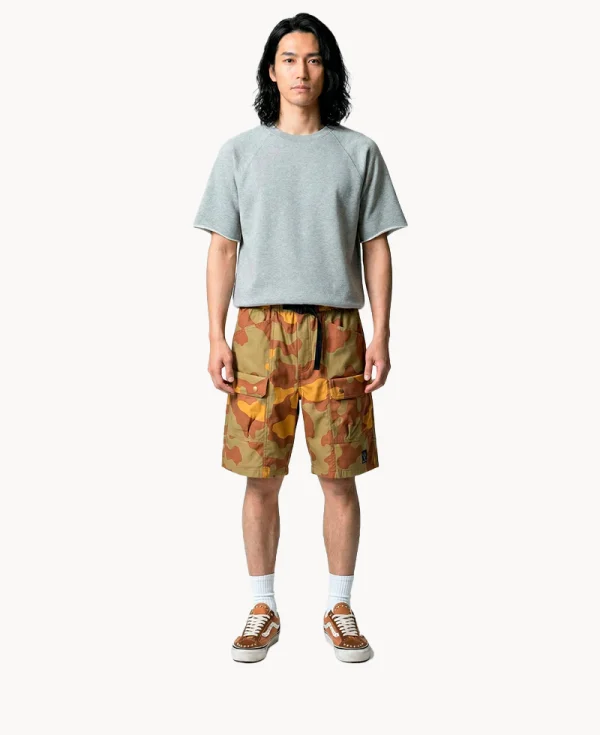 SOUTH2 WEST8 Belted Harbor Camo Short – Olive