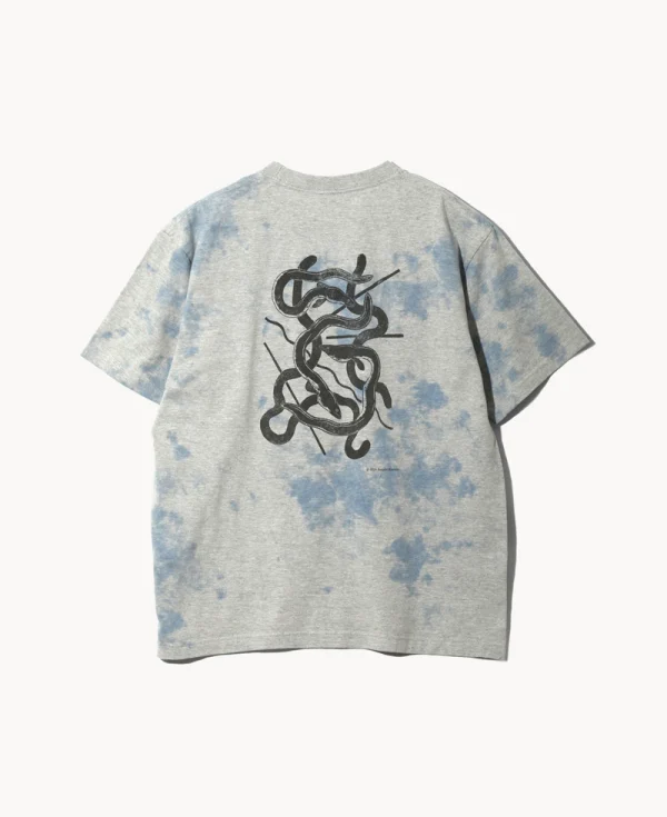 SOUTH2 WEST8 F. KITAMURA Tee – Eel Blue