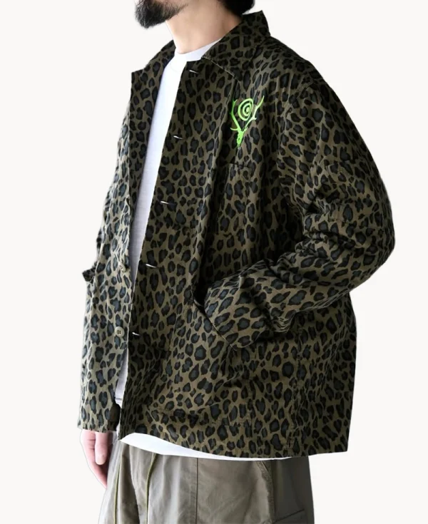 SOUTH2 WEST8 Leopard Ranger Shirt – Olive