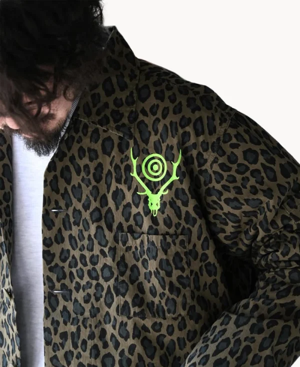 SOUTH2 WEST8 Leopard Ranger Shirt – Olive