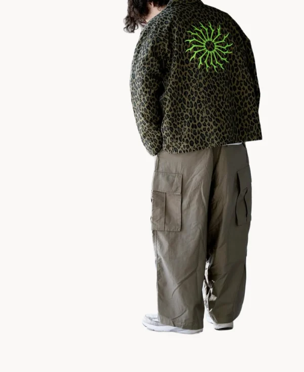 SOUTH2 WEST8 Leopard Ranger Shirt – Olive