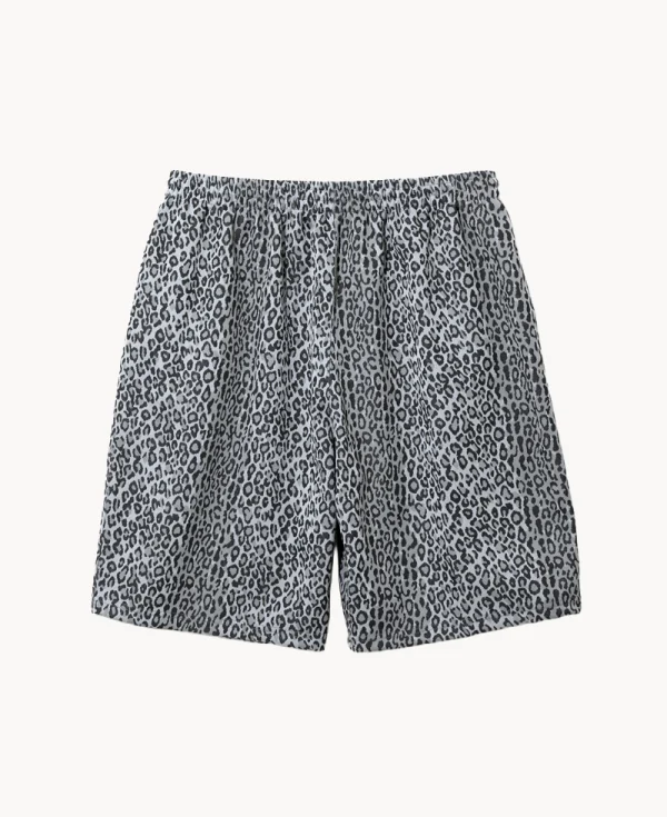 SOUTH2 WEST8 Leopard String C.S. Short – Grey