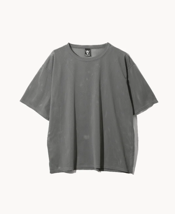 SOUTH2 WEST8 Mesh Crew Neck SS Shirt – Grey