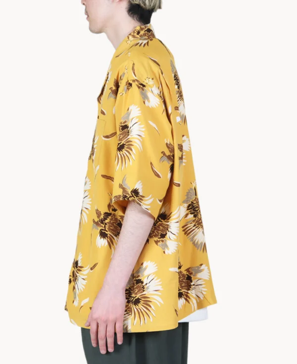 SOUTH2 WEST8 Open Collar Eagle Shirt – Yellow