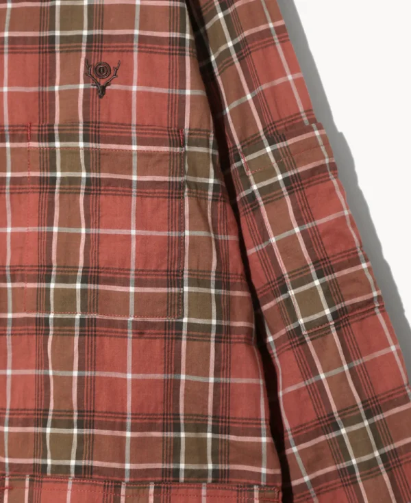 SOUTH2 WEST8 Plaid Ranger Shirt – Red