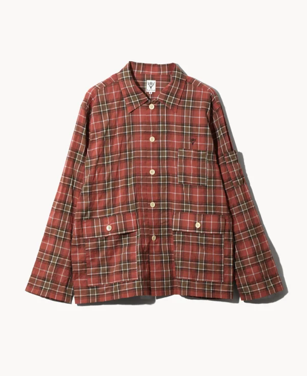 SOUTH2 WEST8 Plaid Ranger Shirt – Red