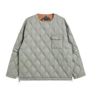Military Detachable Sleeve Jacket - Dark Sage Green