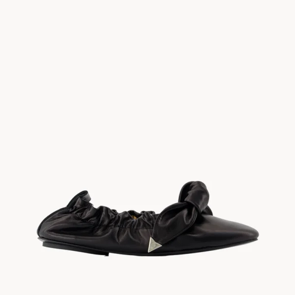 TOGA AJ1454 Ballerina - Black Soft Leather