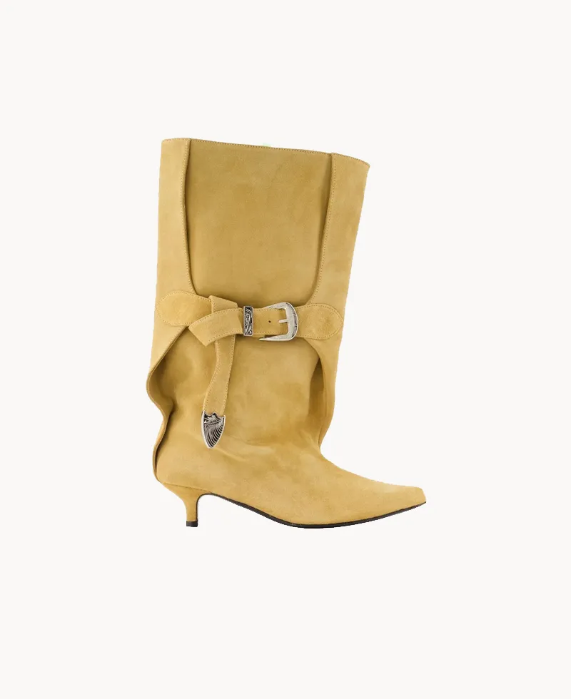 TOGA AJ1508 - KHAKI SUEDE TOGA AJ1508 - KHAKI SUEDE Suede Boot - Khaki Beige