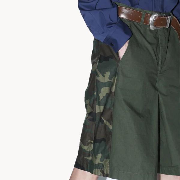 TOGA Camouflage Short Pants - Navy